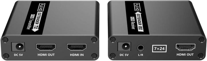 Actual product image PremiumCord HDMI KVM extender FULL HD 1080p na 70m s přenosem USB