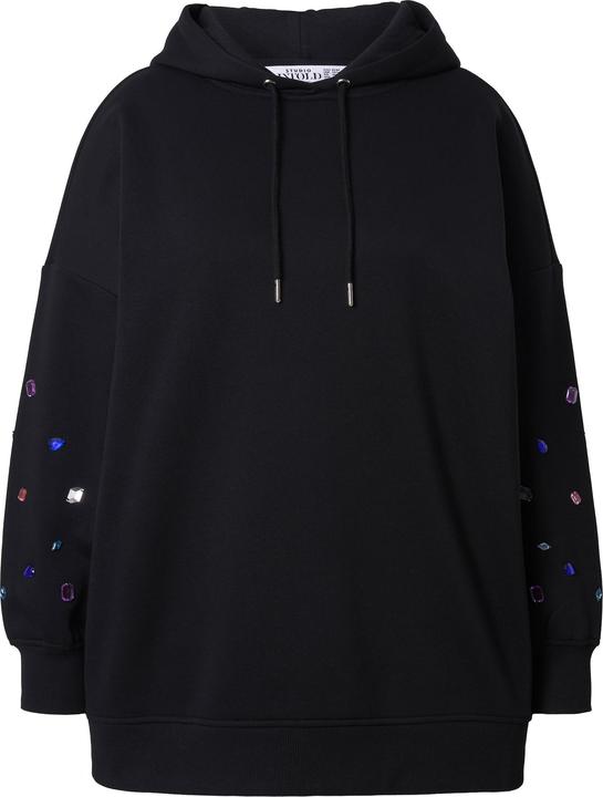 Produktbild Studio Untold Hoodie, extra oversized, Kapuze, Ziersteinchen (54)