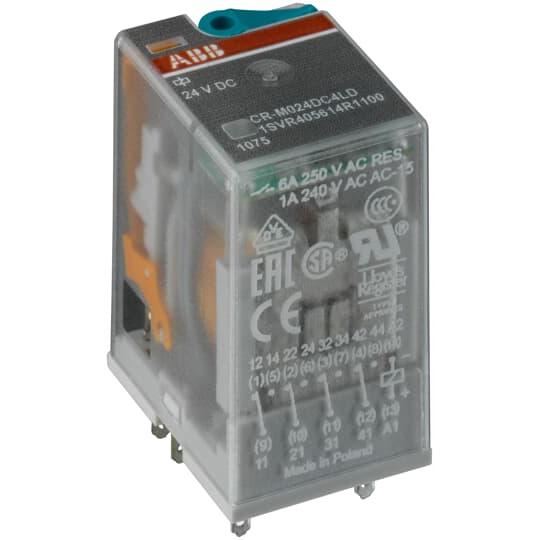 10x ABB CR-M125DC4L, Relais