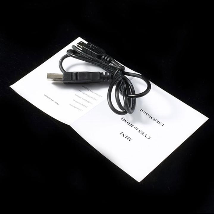 Actual product image Deltalabs Mini Cinch RCA CVBS AV to HDMI 1080P converter adapter for TV, PC, PS3, DVD (Camera Converter)