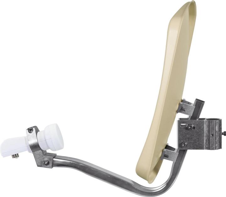 Actual product image TechniSat DigiDish 33 + Twin LNB Beige Sat/Installation (Parabolic antenna, 0.60 dB, DVB-S / -S2)