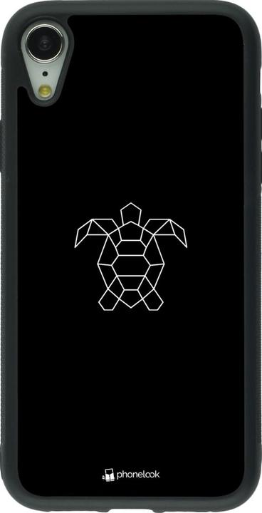 Produktbild PhoneLook Hülle Silikon schwarz Turtles lines on black (Apple iPhone XR)