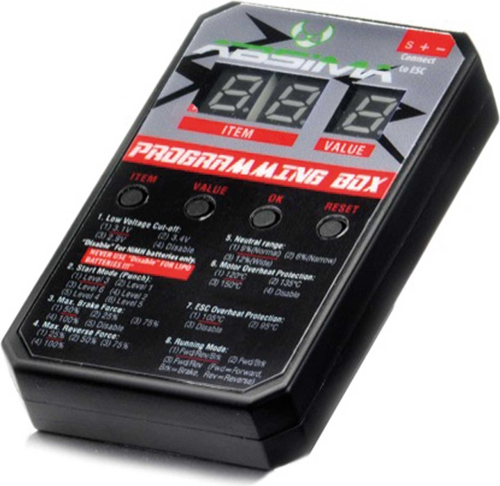 Produktbild Absima Programmierbox für ECOV2 Brushless Regler