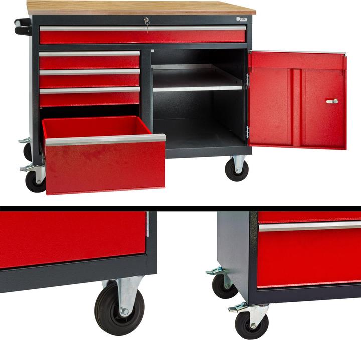 Produktbild Dema Mobile Werkbank 120x60x93cm (60 cm, 120 cm)