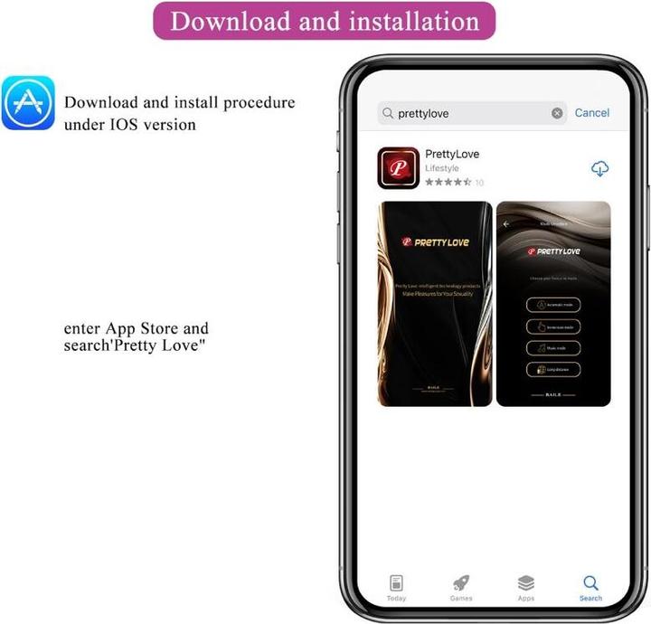 Image du produit Pretty Love Jayleen Vibromasseur Avec App Télécommande Violet