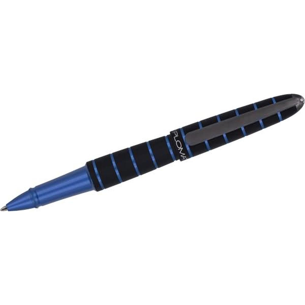 Thumbnail - Diplomat, Schreibstifte, Tintenroller Elox ring schwarz/blau (Schwarz/Blau, 1 x)