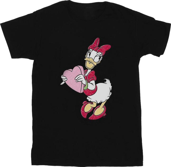 Immagine prodotto Disney Daisy Duck Love Heart Maglietta Ampia Donna (L)