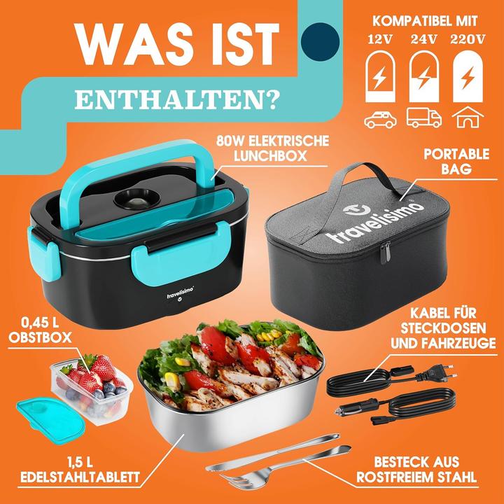 Actual product image Travelisimo Electric lunchbox