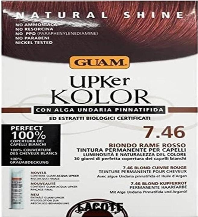 Guam Upker Kolor Permanent Dye Natural with Undaria Seaweed and Organic Ingredients