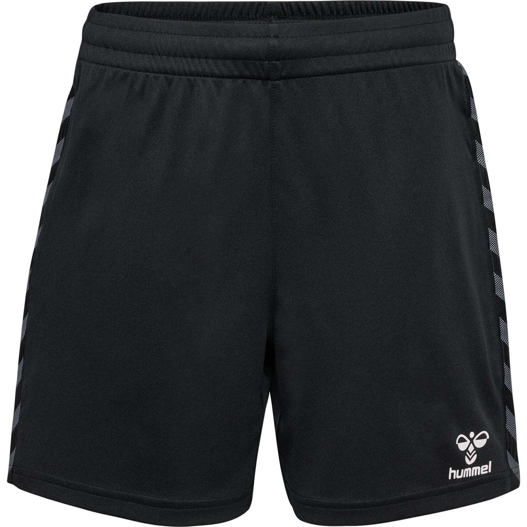 hummel, Herren, Sporthose, Hmlauthentic Pl Shorts Kids (128), Schwarz, 128