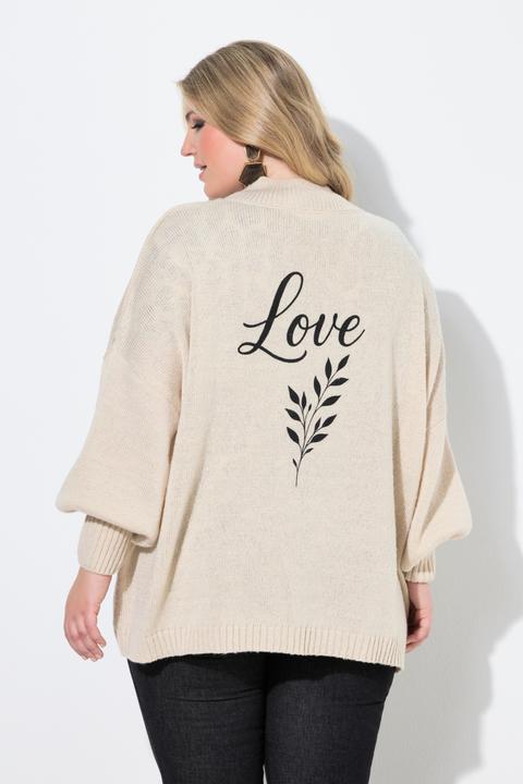 Produktbild Miamoda Strickjacke, oversized, LOVE Rückendruck (58, 60, 62)