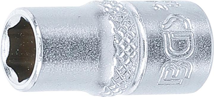 Produktbild BGS Steckschlüssel-Einsatz Sechskant Antrieb Innenvierkant 6,3 mm (1/4") SW 7 mm (7 mm)