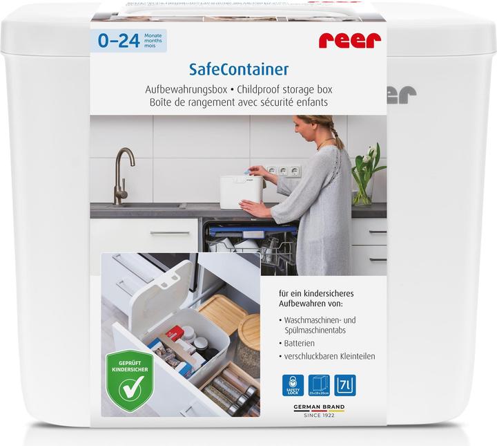 Produktbild Reer Aufbewahrungsbox Kindersicher (19 cm, 7 l, 1x)