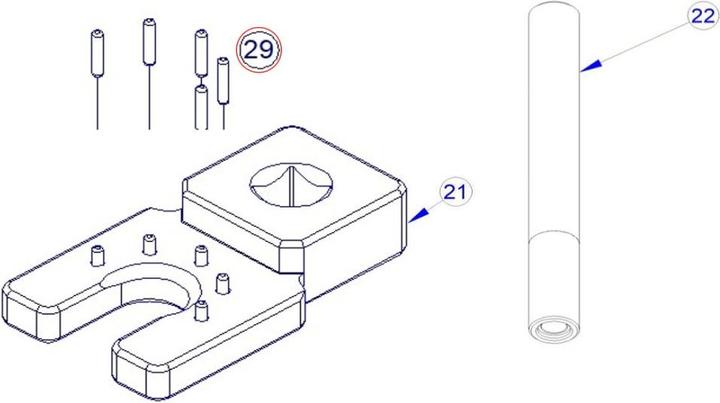Image du produit Formula Goupilles de rechange pour outil de montage du joint rotatif, MOD
