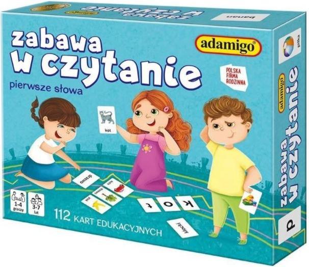 Adamigo Zabawa w czytanie - karty 07523 (3 - 7 years)