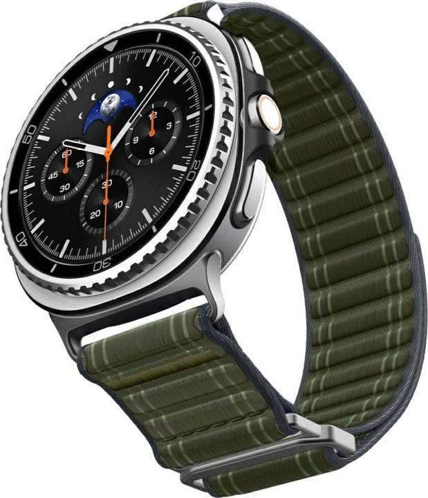 Produktbild Spigen - WBF0 - Samsung Galaxy Watch8 40mm/Watch8 44mm/Watch8 Classic - Green (20 mm, 22 mm, 46 mm, Fabric, Nylon)