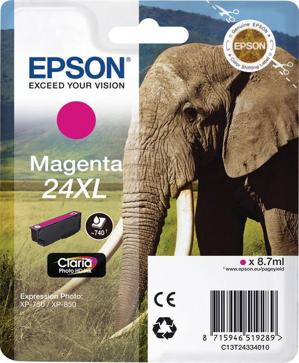Image du produit Epson 24XL Claria Photo HD (M)