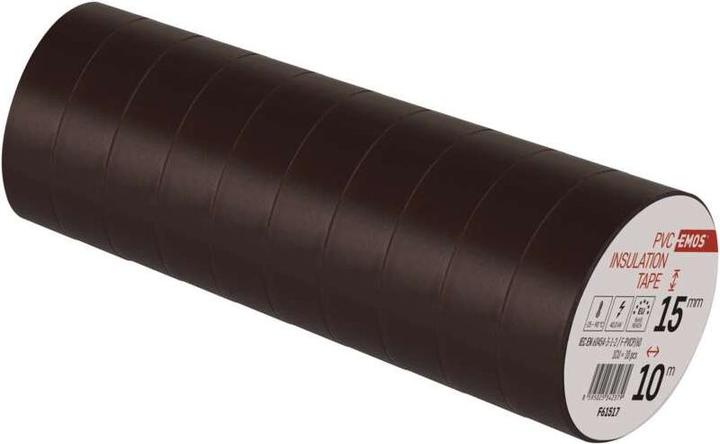 Image du produit Emos Ruban isolant PVC 15mm/10m Marron, 10 pcs. (15 mm)
