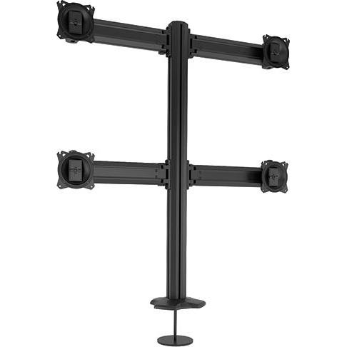 Chief Kontour Series K3G220B - Befestigungskit für 4 LCD-Anzeigen - Schwarz - Bildschi (Tisch, 24.02"), Monitor Halterun...