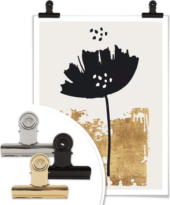 Image du produit Trenddeko Fleur noire (24 x 30 cm)