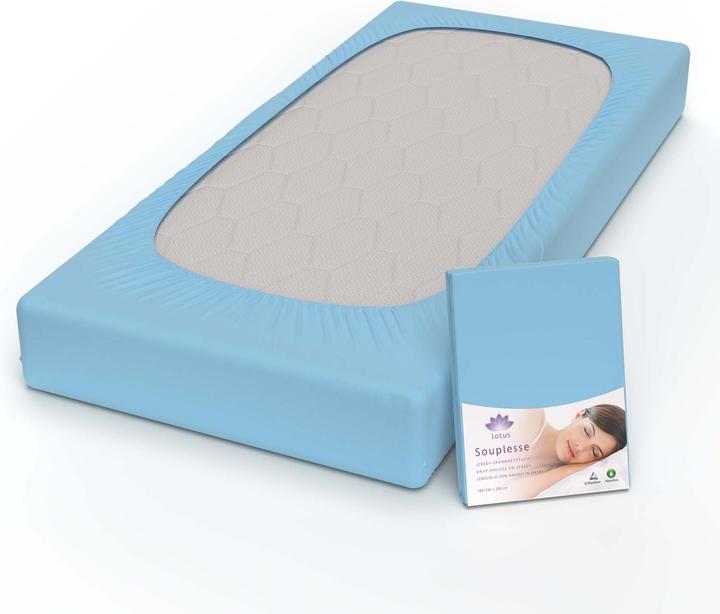 Image du produit Lotus Bettwaren Drap-housse en jersey Souplesse (90 x 200 cm)