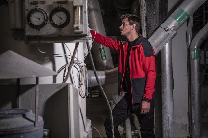 Produktbild Projob Kapuzenjacke mit elastischen Softshell Elementen (XL)