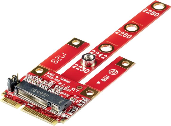 Actual product image Renkforce SSD M.2 modules on Mini PCIe