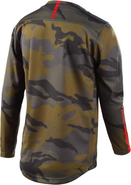 Produktbild Troy Lee Designs Flowline LS Jersey, Spray Camo, army, youth L (L)