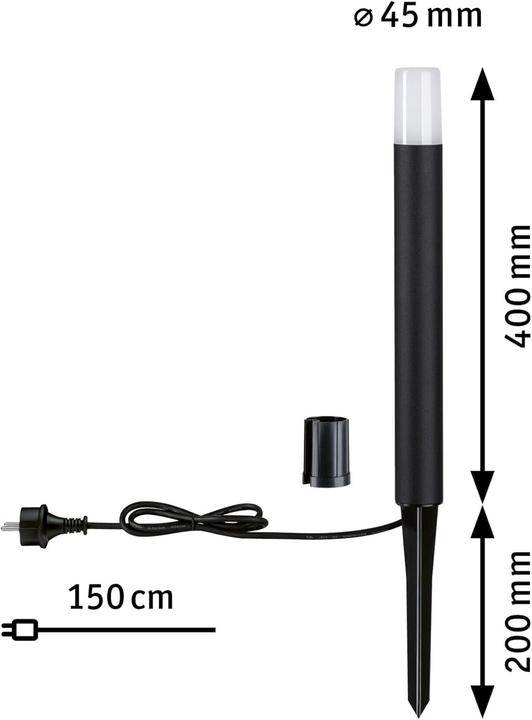 Produktbild Paulmann Outdoor 230V Pollerleuchte Flarea (360 lm, IP65)