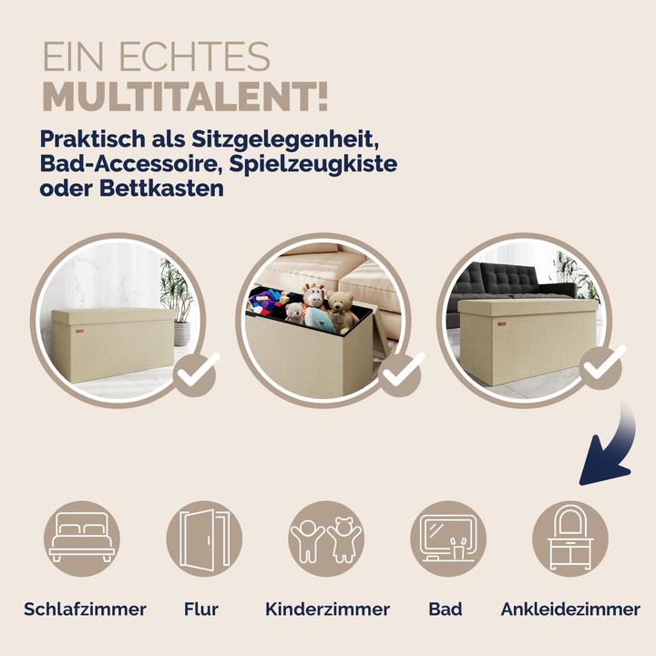 Image du produit Casaria Coffre-siège (76 cm)