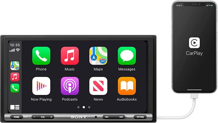 Actual product image Sony XAV-AX3250 (Android car, Apple Carplay)