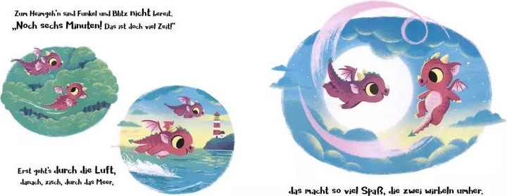 Actual product image Nur noch zehn Minuten, kleiner Drache (German, Rhiannon Fielding, 2022)