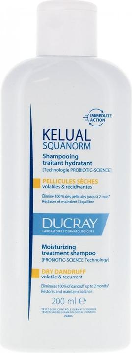 Actual product image Ducray Kelual Squanorm (200 ml, Liquid shampoo)