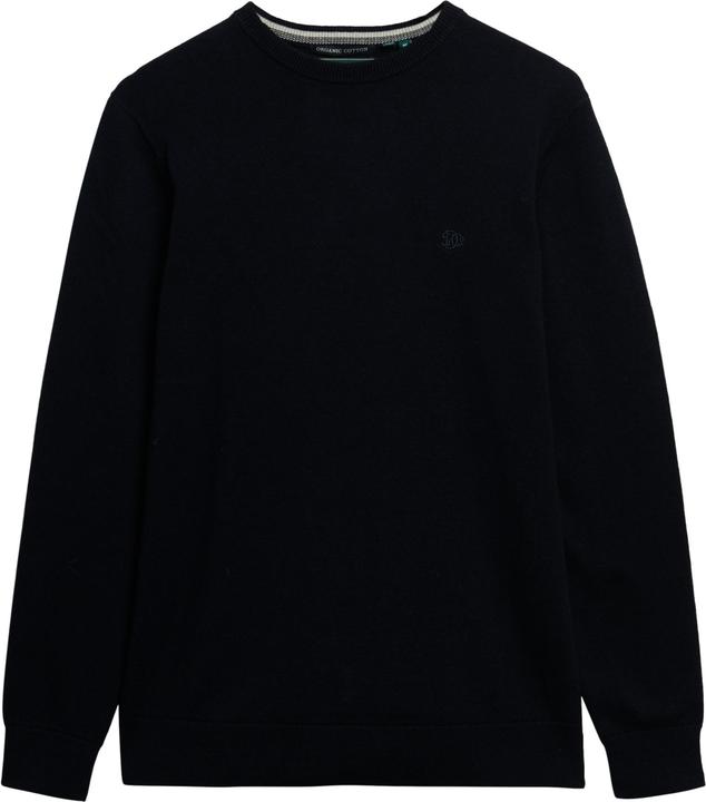 finster marineblau meliert