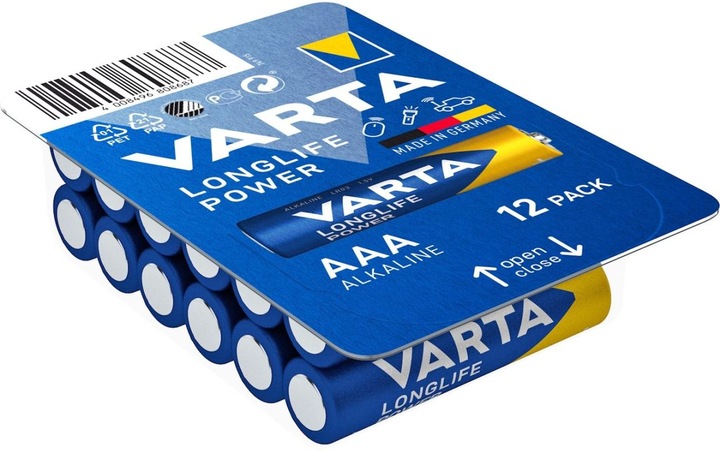 Produktbild Varta Longlife Power (12 Stk., AAA, 1260 mAh)