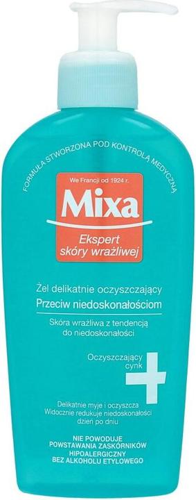 Actual product image Mixa Expert Scores Sensitive Cleansing Washing Gel Without Soap Against Imperfections To Score (Cleansing gel, 200 ml)