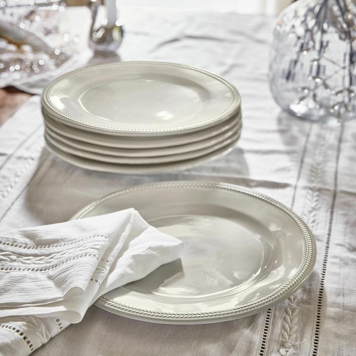 Actual product image Loberon Teller 6er Set Norrvik hellgrau (6 pcs.)