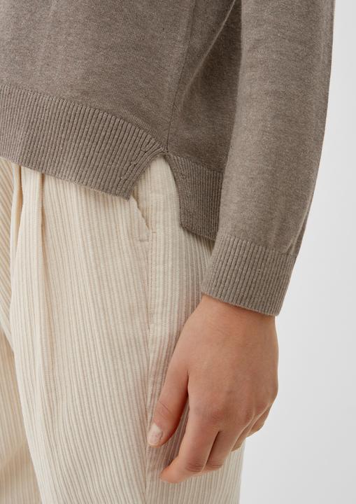 Produktbild s.Oliver Strickpullover Strickpullover aus Baumwollmix (36)