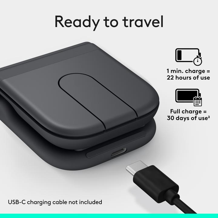 Produktbild Logitech Mobi Fold (Kabellos)