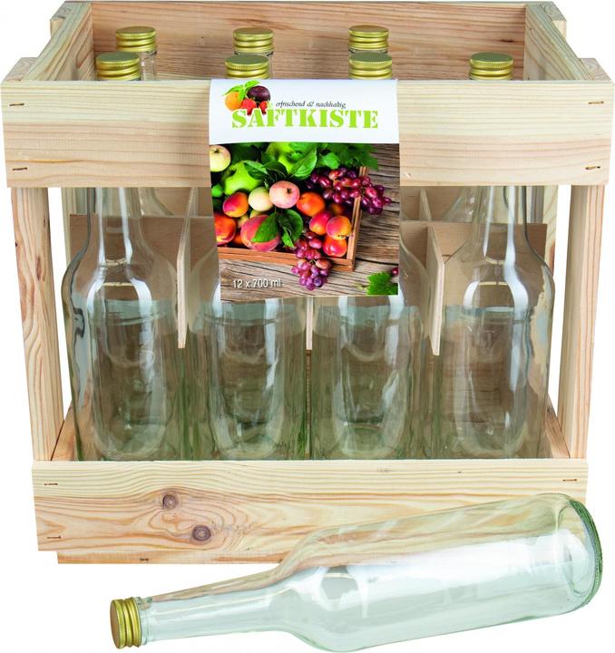 Produktbild Dosen-Zentrale Saftkiste mit Gradhalsflaschen (1 Stk.)