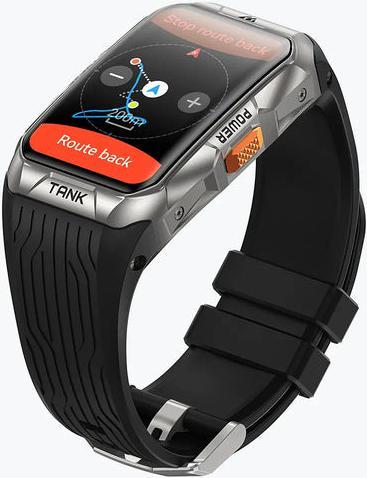 Produktbild Kospet Smartwatch Tank X2 Ultra Silber, Touchscreen: Ja (34 mm)