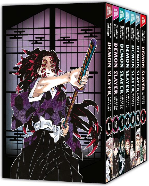 Demon Slayer - Kimetsu no Yaiba - 17-23 mit Sammelschuber (Allemand, Koyoharu Gotouge, 2024)