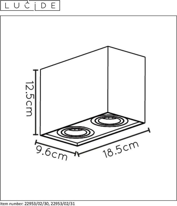 Produktbild Lucide Tube (GU10)