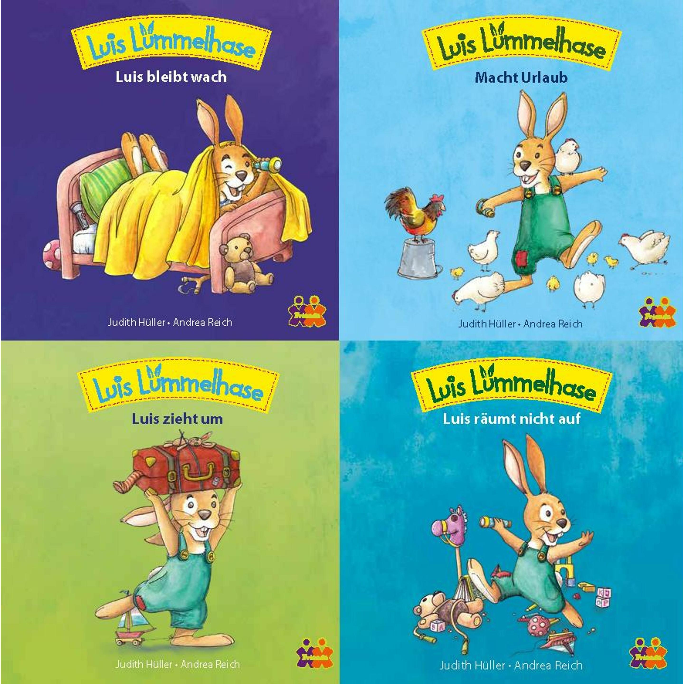 Friendz, Babybücher, Luis Lümmelhase. Minibuch 4er-Set (Deutsch)