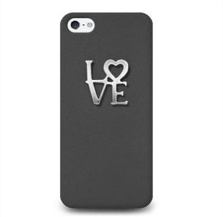 Image du produit Ultra Case Coque 'Love' pour iPhone 5/5S/SE Noir (Apple iPhone 5s, Apple iPhone 5)