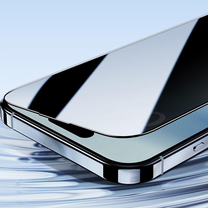 Actual product image Benks Ultra Shield bulletproof glass 0.3mm, Privacy. iPhone 15 Plus (1 pcs., Apple iPhone 15 Plus)