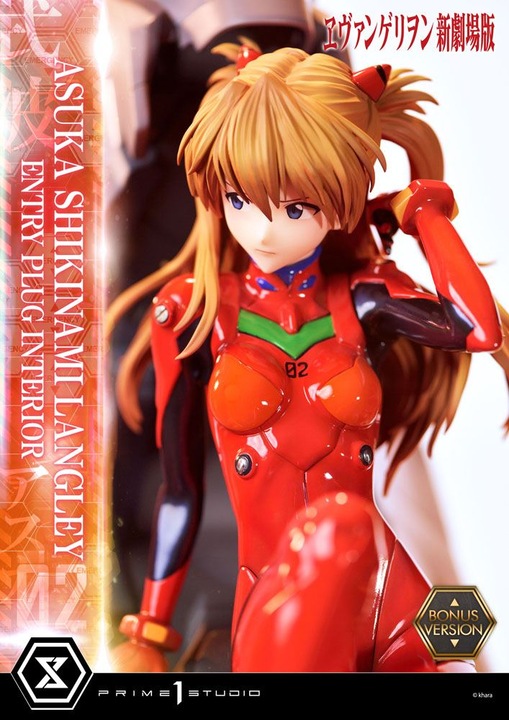 Actual product image Prime 1 Studio Rebuild of Evangelion statuette 1/4 Asuka Shikinami Langley Bonus Version 66 cm