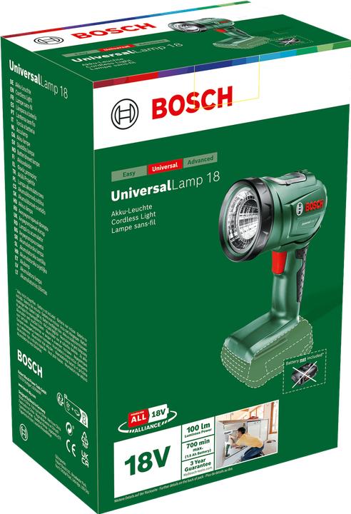 Image du produit Bosch Home & Garden UniversalLamp (100 lm)