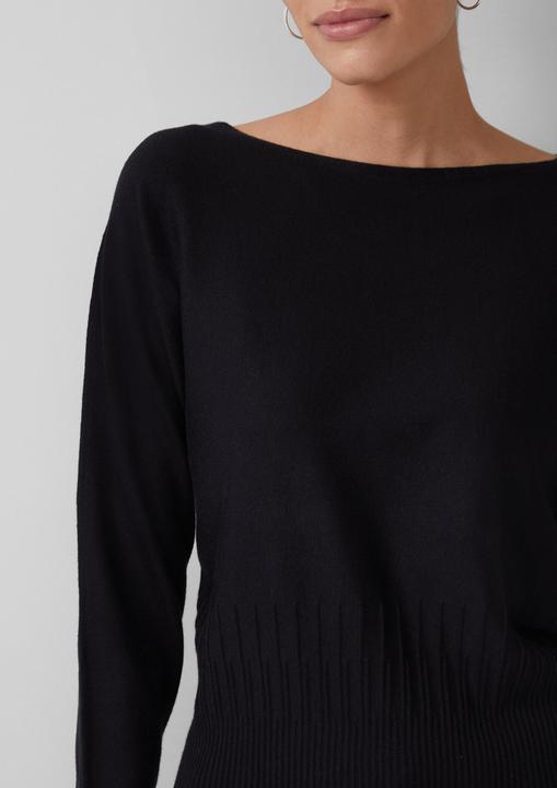 Produktbild S.Oliver Strickpullover Strickpullover mit Strukturmuster am Saum (38)