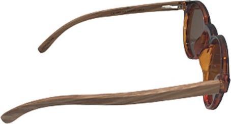 Produktbild Bekos Elegante Sonnenbrille mit Zebra-Holzbügel